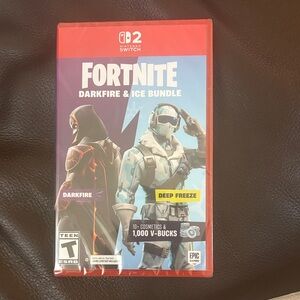 Nintendo Switch Fortnite Darkfire & Ice Bundle - Red and Purple